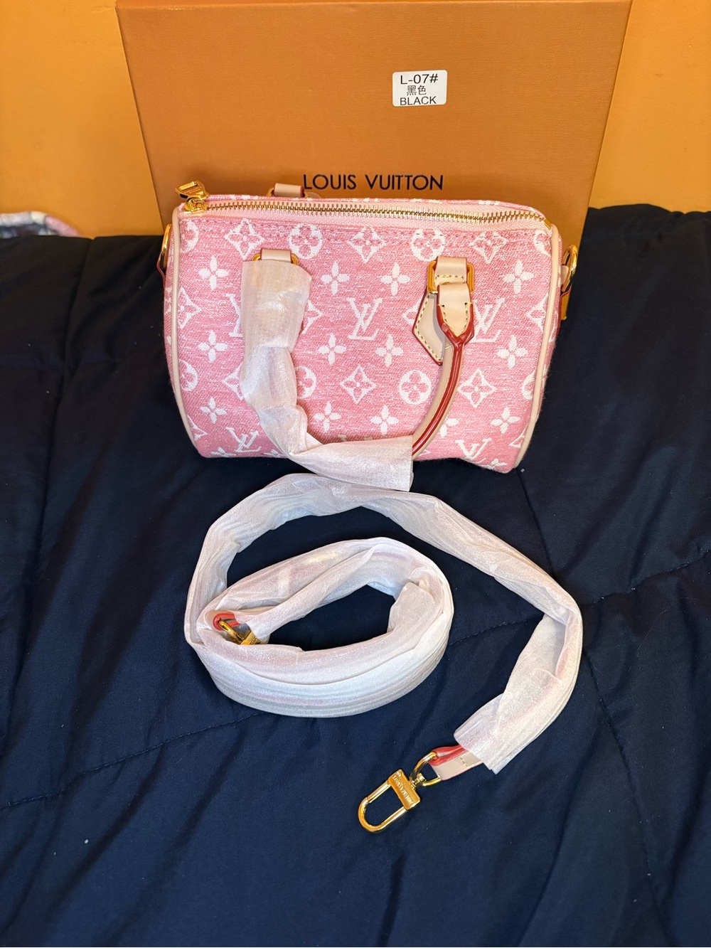 Pink mini satchel